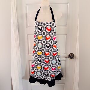 Fluffy Layers Bib Chicken Ruffle Edge Apron One Size  New